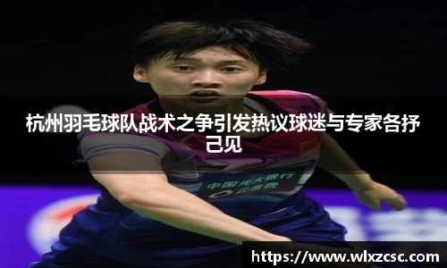 杭州羽毛球队战术之争引发热议球迷与专家各抒己见